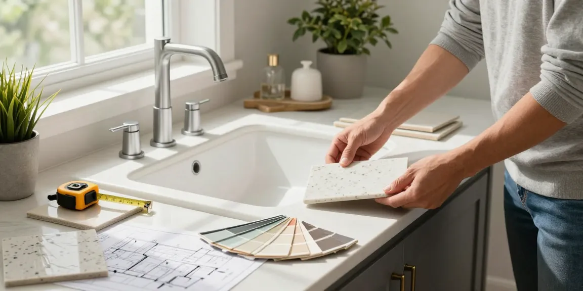 Stylish custom bathroom sinks in Hamilton, showcasing designer selections and beautiful materials.