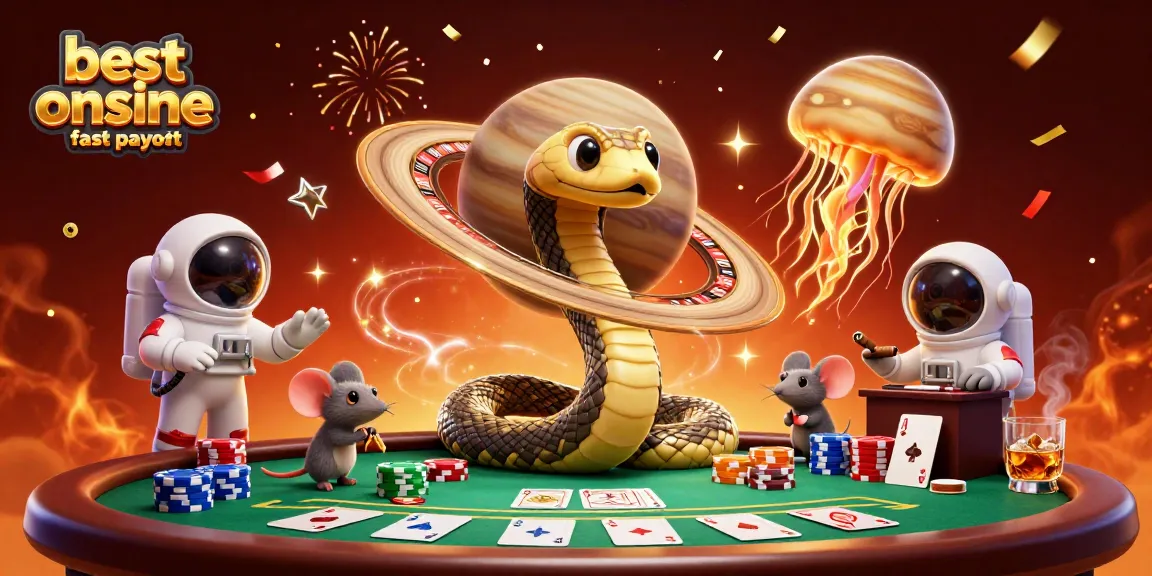 Experience the excitement of the best online casino fast payout with vibrant cosmic casino action.