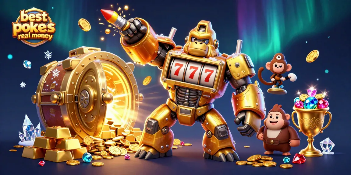 Spin triple sevens and unleash prizes with the best online pokies real money in this dynamic illustration.